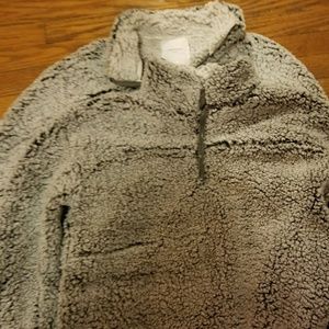 Thread and supply sherpa pullover 1/4 zip